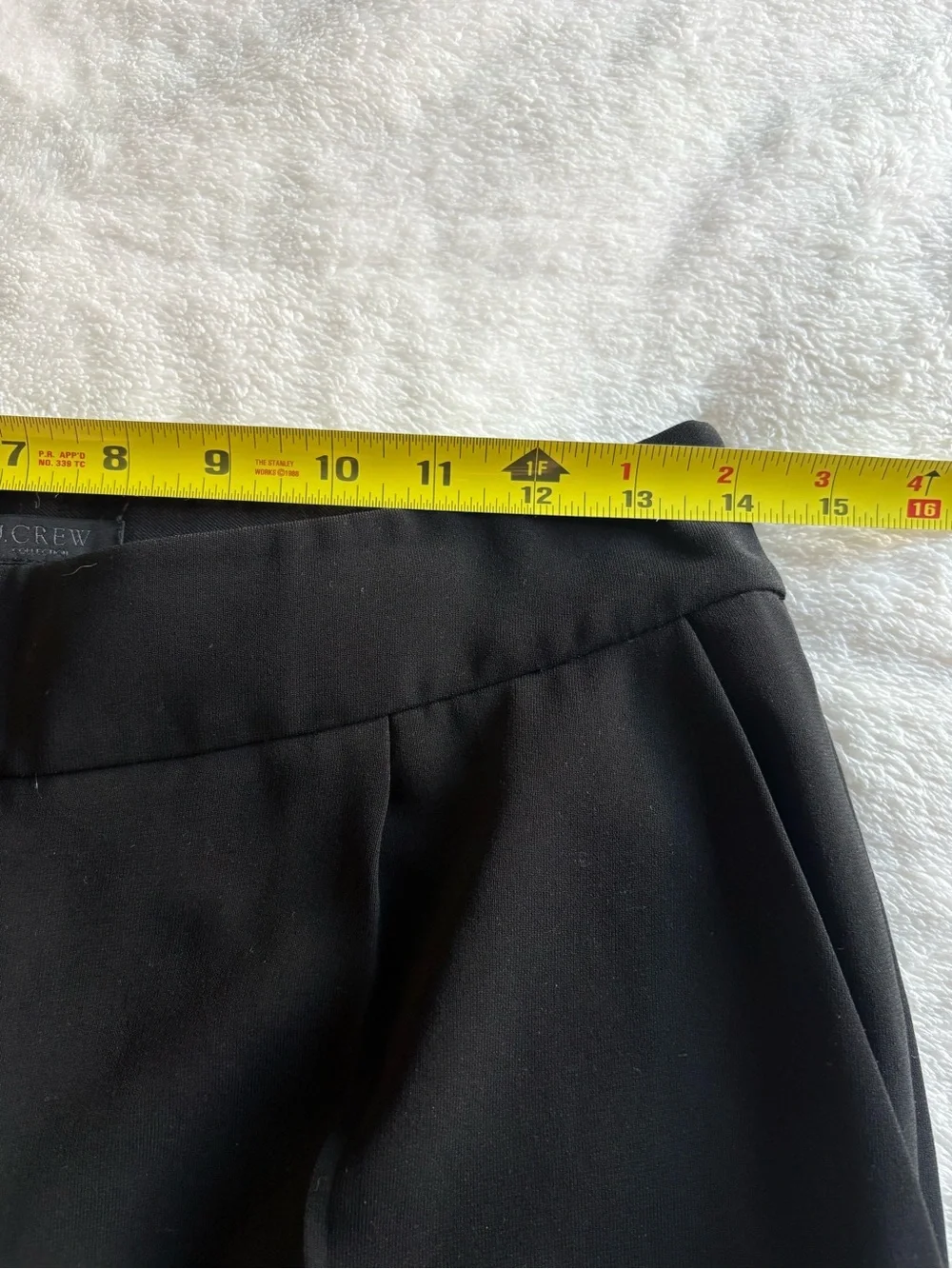 J. Crew Women’s Black Dress Trousers Side Zipper Pockets